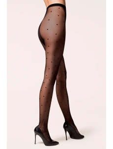 Dámske pančuchy 471 Puntin black - GABRIELLA