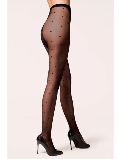 Dámske pančuchy 471 Puntin black - GABRIELLA
