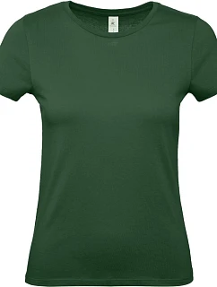 B&C #E150 /women Dámske tričko 01.002T fľaškovozelené