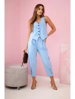 Súprava vesta + nohavice modrá Súprava vesta + nohavice modrá