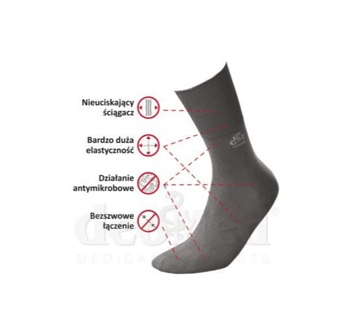 Ponožky DEOMED COTTON SILVER+ Ponožky DEOMED COTTON SILVER+