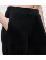 Zmyselné velúrové nohavice so širokými nohavicami 01 - BLACK - TRIUMPH BLACK - TRIUMPH