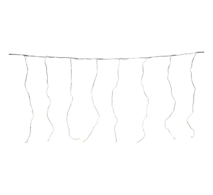 VIANOČNÉ STROMČEKY VONKAJŠIE/VNÚTORNÉ SVETELNÉ ZÁVESY 400 LED WW 200X200CM S DIAĽKOVÝM OVLÁDANÍM TEPLÁ BIELA