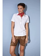 JN 715 Dámské piqué polo v  stylu  white model 22488648 - Daiber