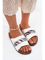 Dámské Pantofle S Na Korkové Platformě Béžové model 21698970 - Boto Dámské Pantofle S Na Korkové Platformě Béžové model 21698970 - Boto