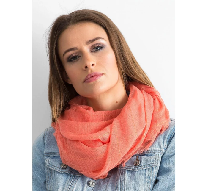 Dámský šátek AT CH ST model 17355498 korálový - FPrice
