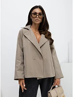 IT KR kabát FL8897KSM.00 tmavo lila