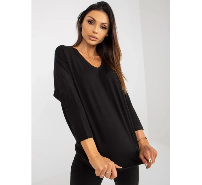 Bluzka RV BZ model 18496706 czarny - FPrice Bluzka RV BZ model 18496706 czarny - FPrice