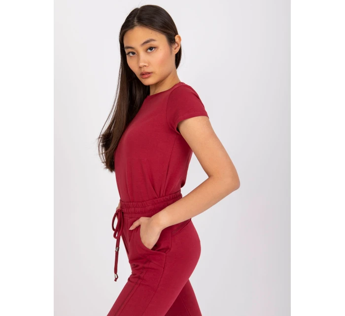 Tričko RV TS 4623.42 bordó