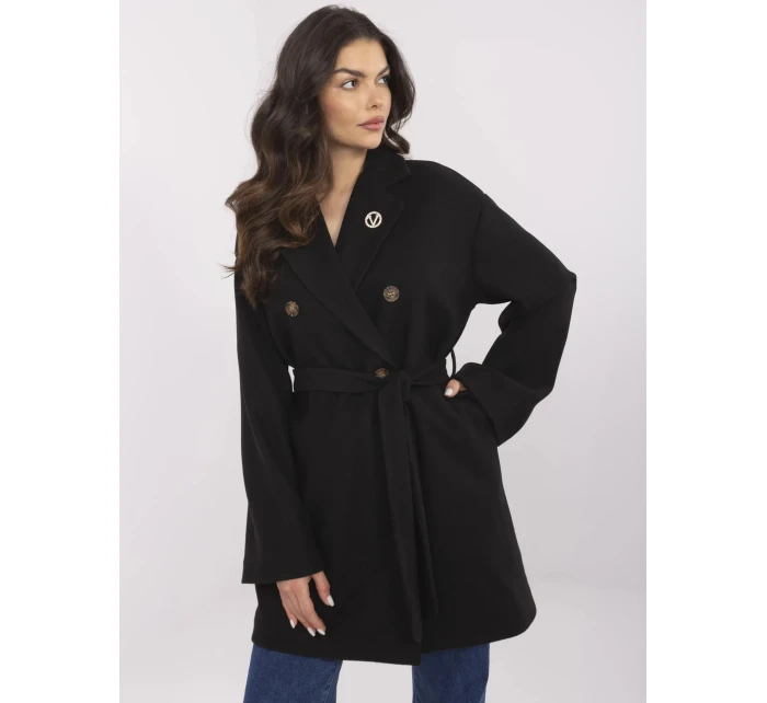 Kabát TW CZ BI 28987.85 čierny Kabát TW CZ BI 28987.85 čierny