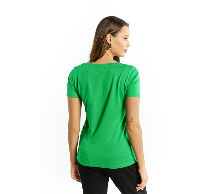 Monnari Tričká Dámske tričko s krátkym rukávom Green