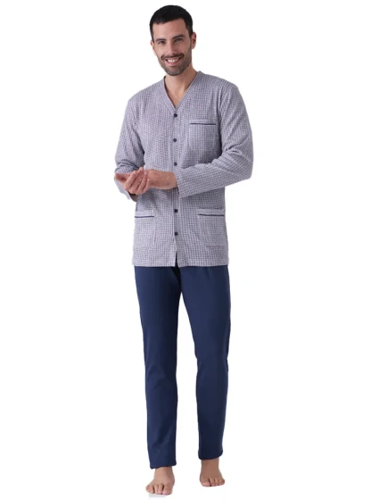 Pánske pyžamo Karelpiu KF7113 Pánske pyžamo Karelpiu KF7113