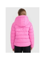 Dívčí péřová bunda se syntetickou výplní model 21814855 - 4F Dívčí péřová bunda se syntetickou výplní model 21814855 - 4F