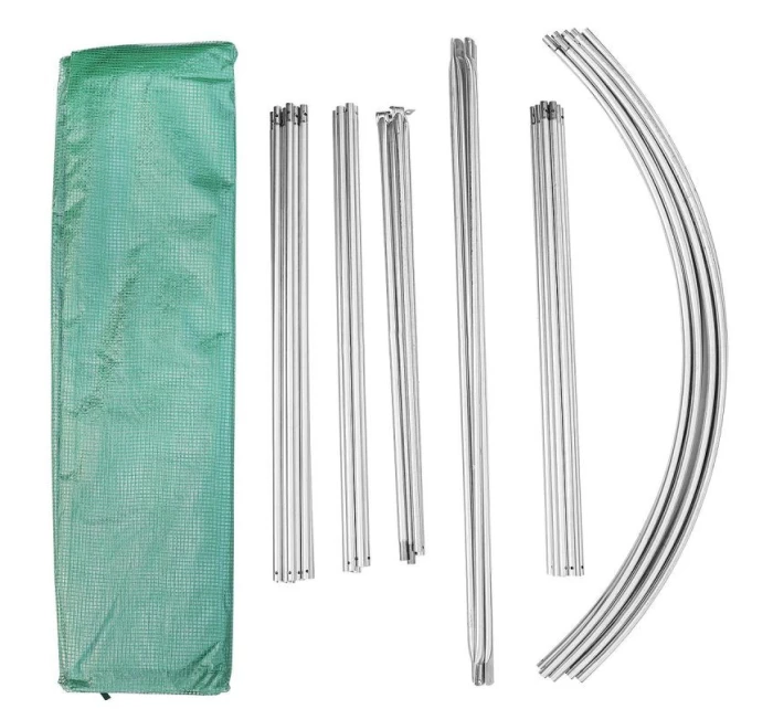 ZÁHRADNÝ TUNEL 200x200x200CM PE KONŠTRUKCIA ZELENÁ OCEL