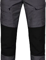 ProJob 2520 Waistpants Stretch (84–120) Pánske kontrastné elastické pracovné nohavice 64.520S šedé