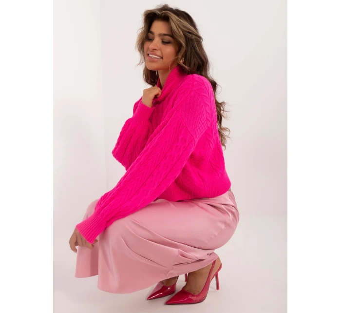 Sveter BA SW 0827.25 fluo ružový Sveter BA SW 0827.25 fluo ružový