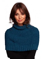 BK099 Pletená komínová šatka petrol blue -Moe