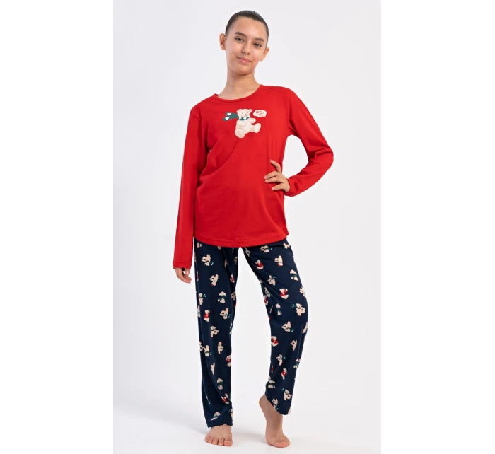 Detské dlhé pyžamo Medveď so šatkou Detské dlhé pyžamo Medveď so šatkou