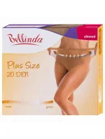 Pančuchové nohavice pre nadmerné veľkosti PLUS SIZE 20 DEN - Bellinda - almond