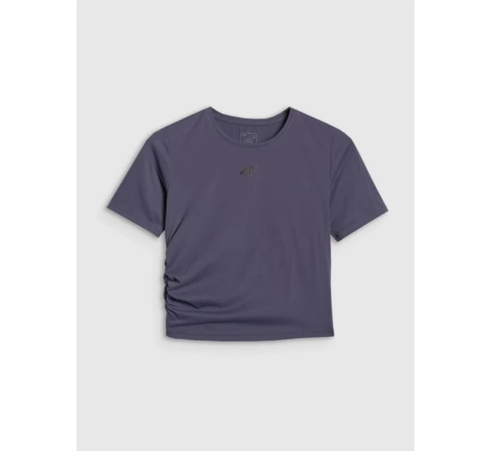 Dámsky rýchloschnúci top na jogu a pilates 4F 4FWAW25TFTSF1524-31S Dámsky rýchloschnúci top na jogu a pilates 4F 4FWAW25TFTSF1524-31S