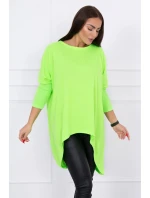 Oversize blúzka neónovo zelená Oversize blúzka neónovo zelená