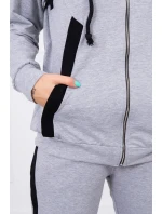 Šedá pruhovaná športová súprava