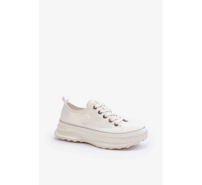 Dámské tenisky na masivní podrážce Big Star model 21653744 Bílé - Big Star Shoes