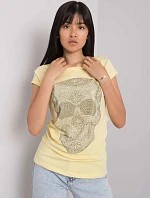 T košeľa EM TS ES 21 532.18 svetlo žltá