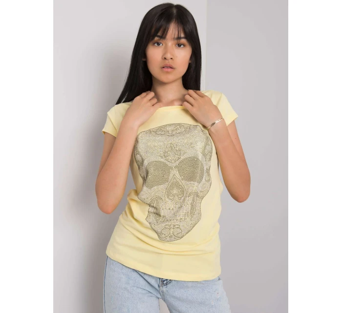 T košeľa EM TS ES 21 532.18 svetlo žltá