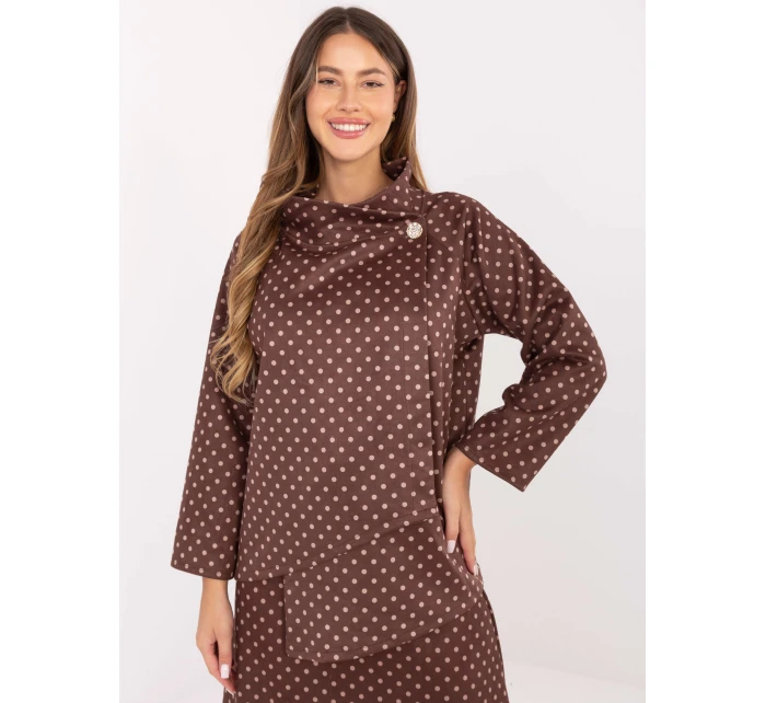 Mikina IT BL 21613 1.87 hnedá Mikina IT BL 21613 1.87 hnedá