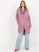 Mikina RV BL 6683.00P tmavo ružová