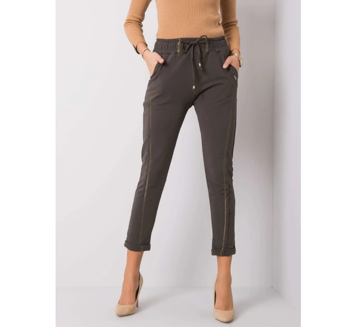 Tepláky RV DR model 17500003 tmavá khaki - FPrice Tepláky RV DR model 17500003 tmavá khaki - FPrice