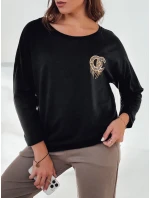 Dámská oversize halenka černá Dstreet model 21982031 - FashionStreet Dámská oversize halenka černá Dstreet model 21982031 - FashionStreet