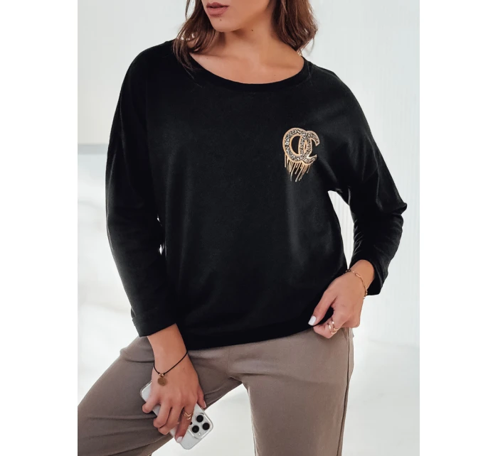 Dámská oversize halenka černá Dstreet model 21982031 - FashionStreet Dámská oversize halenka černá Dstreet model 21982031 - FashionStreet