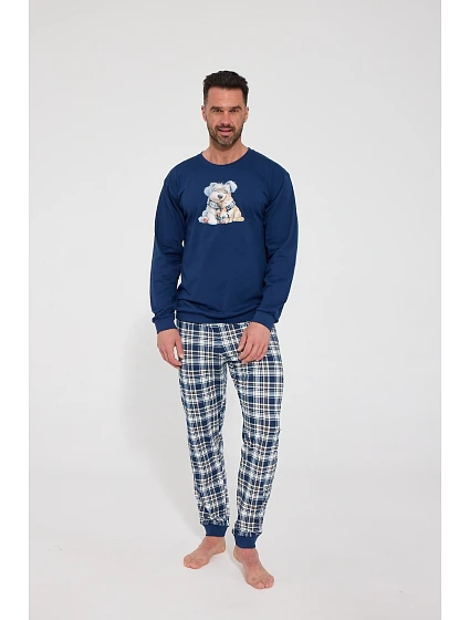 Pyžamo model 22334477 Home Friends dlouhé rukávy, velikosti S–2XL - Cornette