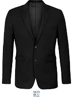 Men Pánské sako deep black model 22500380 - NEOBLU Men Pánské sako deep black model 22500380 - NEOBLU
