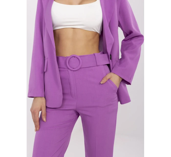 Nohavice DHJ SP 18737.08 fialové Nohavice DHJ SP 18737.08 fialové