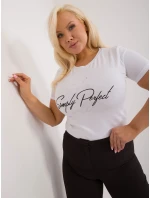 T shirt RV TS model 19920695 biały - FPrice T shirt RV TS model 19920695 biały - FPrice