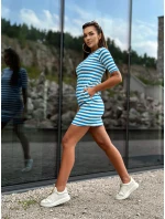 Dámske šaty TW SK 2092.83P white/blue - Mayflies