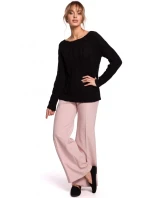 Svetr s výstřihem  šedý  model 21207530 - Moe