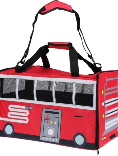 PREPRAVKA PRE ZVIERATÁ 52X30X32,5CM PET BUS ČERVENÁ