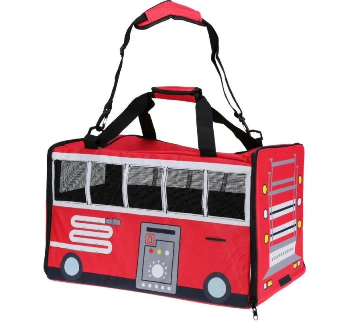 PREPRAVKA PRE ZVIERATÁ 52X30X32,5CM PET BUS ČERVENÁ