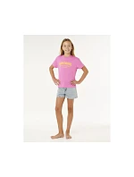 Dievčenské tričko RIP CURL Surf Puff Relaxed Tee – Girl, ružové Dievčenské tričko RIP CURL Surf Puff Relaxed Tee – Girl, ružové