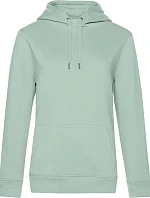 B&C QUEEN Hooded_° Dámska mikina s kapucňou 01.W02Q aqua green