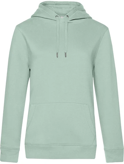 B&C QUEEN Hooded_° Dámska mikina s kapucňou 01.W02Q aqua green