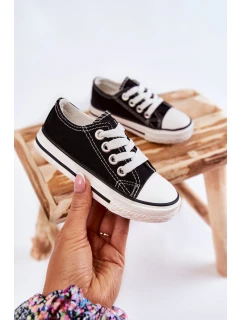 Dziecięce Trampki Klasyczne Czarne Filemon