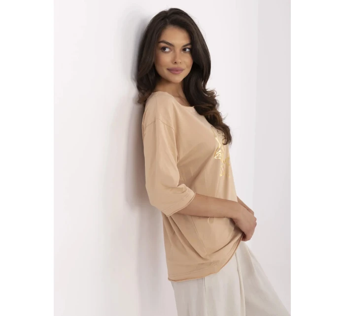 Bluzka CLM BZ model 21116800 camelowy - FPrice