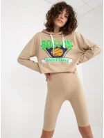 Dámská souprava EM KMPL model 18055652 béžová - FPrice Dámská souprava EM KMPL model 18055652 béžová - FPrice