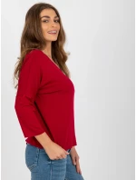 Bluzka RV BZ 7663.05 bordowy Bluzka RV BZ 7663.05 bordowy