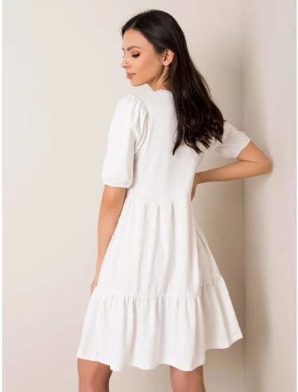 Šaty RV SK model 14837203 ecru - FPrice Šaty RV SK model 14837203 ecru - FPrice